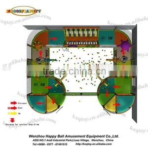 Ballon Carnival Castle,plastic Material Soft Indoor Amusement Equipment for Sale thumbnail-4