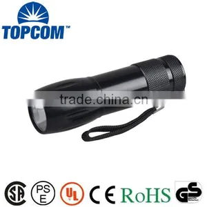 High Brightness Mini UV Flashlight Aluminum Alloy Fluorescence Detection 365. 395nm thumbnail-1