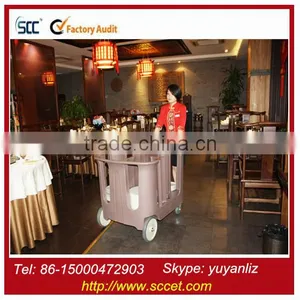 Catering Plastic Plate Dolly With 4 Dividers for Plate Loading thumbnail-4