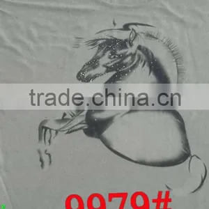 Printing the Horse and Hot Drilling Technology of Girls Sweater 9979# thumbnail-1