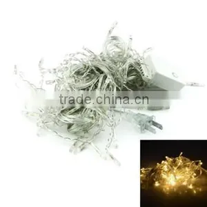 100 LED Icicle Ice Bar Lamp Shimmering Fairy Lights 8 Light Mode for Wedding Christmas Party Holiday thumbnail-1