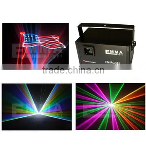 3000mW RGB 40kpss DMX ILDA Animation Mini Moving Head Laser Light thumbnail-1