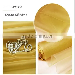 Fashion Custom 108cm Chinese Printed 100% Pure Silk Fabric /100% Silk Organza Fabric thumbnail-2