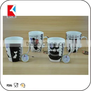 China Factory Promotional New Bone China Cup Coffee Magnesia Porcelain Mug thumbnail-1