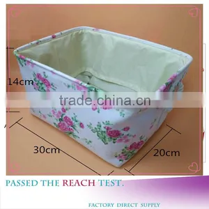 WBF-1: Roda Wholesale Cotton and Linen Storage Box, Square Storage Box,home Storage Box,desktop Cosmetic Storage Box thumbnail-1