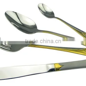 Italian Cutlery Stainless Steel Silver Hotel Flatware Set thumbnail-1