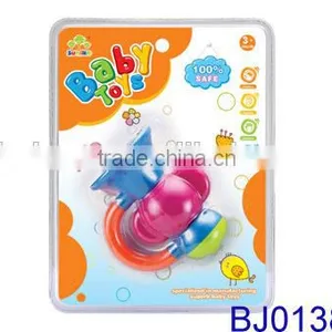 Wholesale Christmas Toy Funny Cartoon Animal Baby Rattle and Teether Toy thumbnail-5