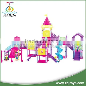 Funny Indoor Amusement Park Building Block Playground Slide thumbnail-1