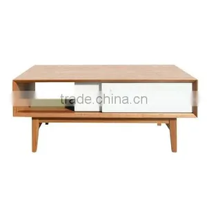 Nordic Style Wood Coffee Table thumbnail-2