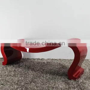 Glass Tea Table Design in Fiberglass thumbnail-1
