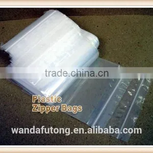 Wholesale Zlb-12610x20 cm 3.9 x 7.8 Inch Ziplock Poly Plastic Zipper Bags Pocket Big Transparent thumbnail-1
