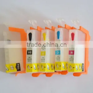 Empty PGI520BK CLI521BK C M Y Refillable Ink Cartridge With Chip For 520 521 Canon IP3600 IP3680 IP4600 IP4680 MP540 MP6 Printer thumbnail-2