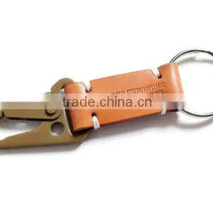 Promotional Key Chain in Aluminiun and Good Artificial Leather. thumbnail-1