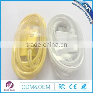 Fashion Design Smart Colorful LED Light USB Cable for Smart Phone or Iphone thumbnail-3