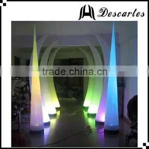 190T Oxford Cloth Inflatable LED Cone/decorative Wedding Ivory/inflatable Antlers and Horns for Sale thumbnail-1