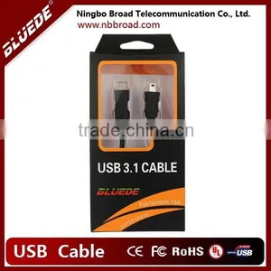 2015 New 10Gbps USB3.1 Type C Male to Mini 5pin Cable thumbnail-1