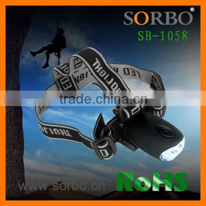 Outdoor Led Beam Moving Rechargeable Hunting Camping Headlight Head Torch Light thumbnail-1