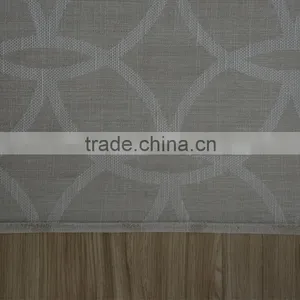 New Arrival 100% Polyesterhigh Taste Circle Design Linen Like Jacquard Curtain Fabric thumbnail-4