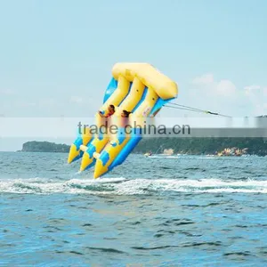 2016 Funny Commercial Inflatable Water Toys, Inflatable Fly Fish,Flying Fish Boat thumbnail-3