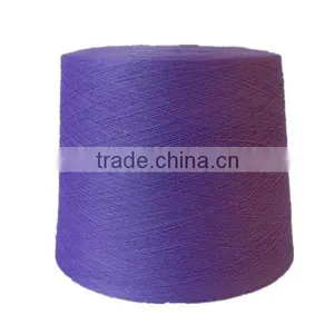 High-tenacity Recycled Dope Dyed Ring Spun Polyester Yarn thumbnail-1