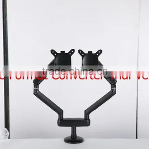 Dual Monitor Desktop Mount w/ Full Quick Release Arms Dual Monitor Arm Stand thumbnail-6