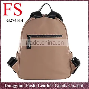 2016 New Design Vintage Style Best Nylon Brown Big Backpacks Bags Unisex thumbnail-3