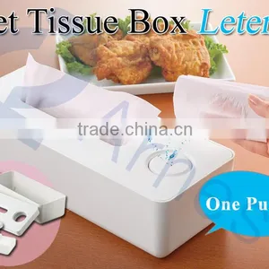 Household Good Bacteria Elimination Clean Tools Item Product Wet Tissue Cases Plastic Tissue Boxes Container Cover 76058 thumbnail-1