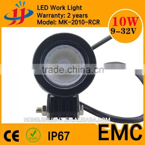 China Top Selling Manufacturer Super Bright Spot/flood Ip67 Led Headlight 12v Led Light Motorcycles 10w 2inch thumbnail-1