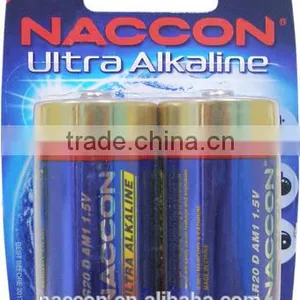 Naccon 1.5V 12000mAh Ultra Alkaline Battery LR20 D AM1/batteries.SA thumbnail-2
