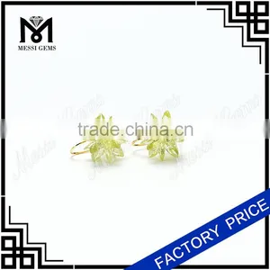 Cluster Flower cz Earrings Cubic Zirconia Earrings in Black Marquise Stones thumbnail-6