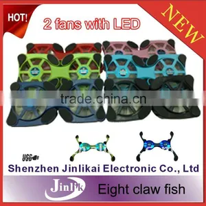 Blue LED Light Notebook Radiator Laptop Cooler Master thumbnail-1