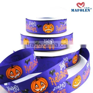 Wholesale New Design Printed Grosgrain Halloween Ribbon thumbnail-4
