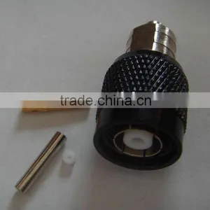 TNC Male Crimp Connector 01 for Cable, RF Connector, Coaxial Connector End 08 thumbnail-1