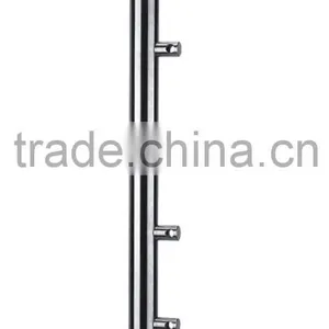 2015 New Stainless Steel 304 or 316 Glass Balustrade Handrail Post With Cross Bar Holder thumbnail-1