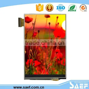 3.5" TFT Portrait Type HVGA 320*480 Touch Screen Display With Resistive Touch Panel thumbnail-1