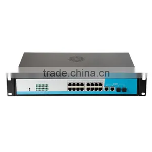 IEEE802.3af/at 300w 48v 16 Port POE Switch 2 Gigabit Sfp Rj45 Uplink thumbnail-1