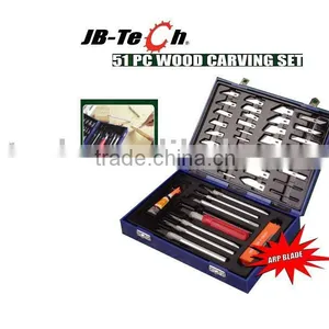 51 Pc Wood Carving Knife Set thumbnail-1
