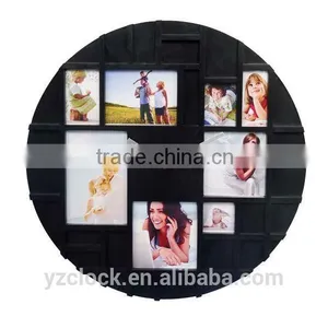 New Designed Wall Clock With Multi Photo Frame 2015 thumbnail-2