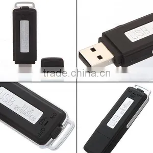 8gb Usb Flash Drive Bulk Audio Voice Recorder Built-in Rechargeable Lithium Battery thumbnail-3