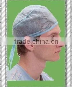 Disposable Non-woven Doctor Cap With Tie thumbnail-1