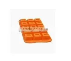 2015 Hotsale Newly Design Food Grade Orange Color Silicone Ice Tray Mold thumbnail-1
