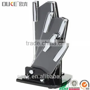 High Quality Modern Desiugn Acrylic Knife Block thumbnail-1