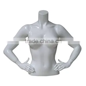 Female Half Body Mannequin With Straight or Bent Arms thumbnail-4