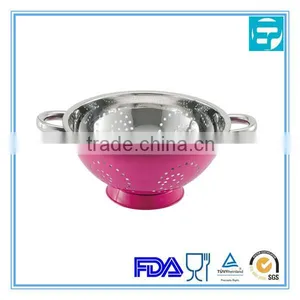 Stainless Steel Colander With Color Coating thumbnail-1