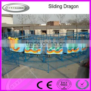 China Suppier Ride Amusement Roller Coaster Train for Sale Sliding Dragon thumbnail-1