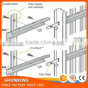 China Supplier Top Quality Hot Dipped Galvanized Palisade Fence for Sale thumbnail-1
