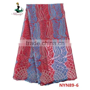 Haniye 2016 Nigerian Party/french Tulle Lace Fabric/african French Net Lace/NYN89 thumbnail-3