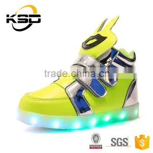 2016 The Newest Fashionable High Neck Kid Shoe LED Light Up Shoe thumbnail-3