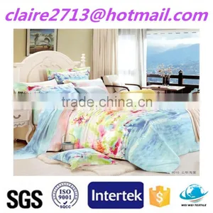 Wholesale Luxury Shiny Oriental Bedding Set Cotton Rayon Fabric thumbnail-5