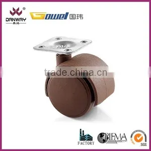 Office Chair Parts / Caster Wheel With Chrome Casting DWG-M003 thumbnail-6